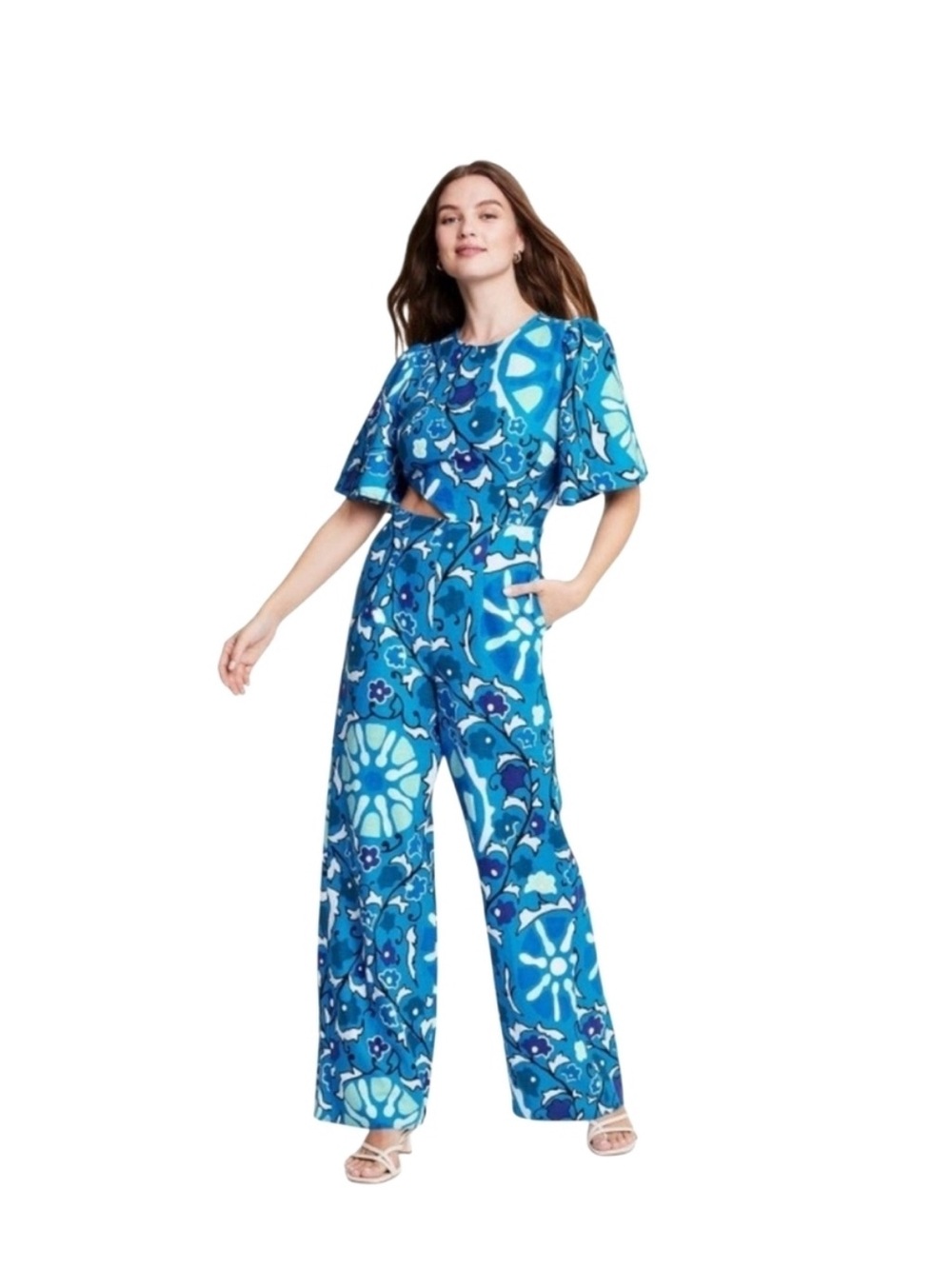 Rhode X Target Floral Wide-Leg Jumpsuit